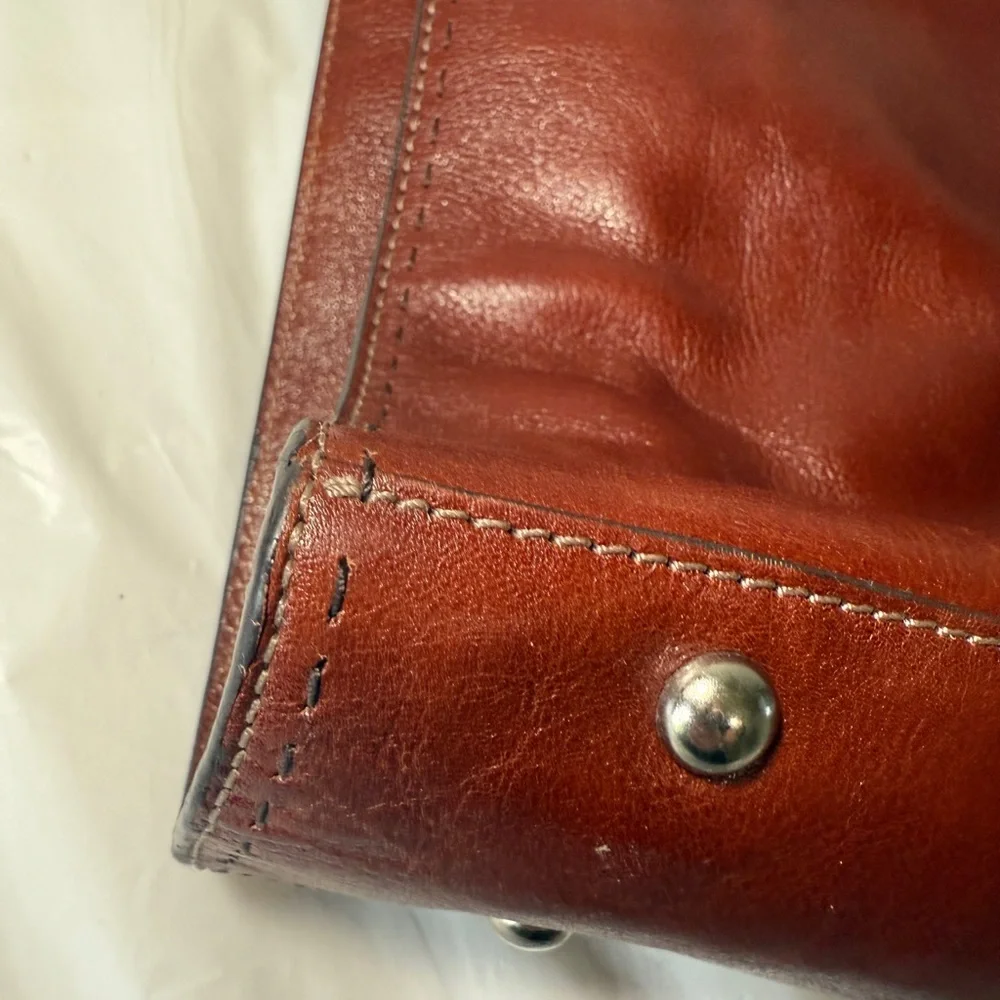 Fossil Brown Leather Shoulder Bag - Picture 7 of 15